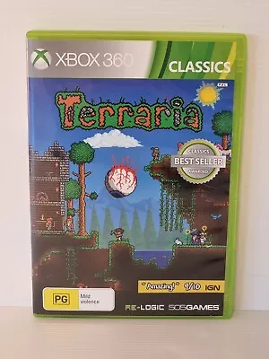 Terraria Xbox 360 Complete With Manual PAL AUS Free Post • $14.99