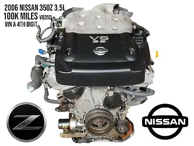 Nissan 350Z 3.5L VQ35DE Engine Motor Assembly 2004 2005 2006 OEM • $1300