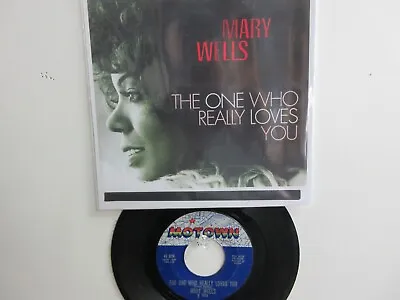 💥' Mary Wells '  Hit 45 + Picture  [the One Who Really Loves You ]   1962 !💥 • $19.99