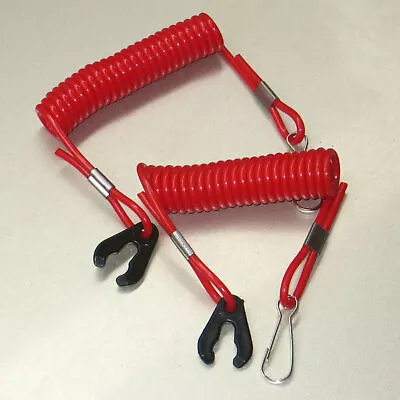 $8.35 • Buy 2× Jet Ski Outboard Eng Motor Kill Switch Safety Lanyard Key Tethers Yamaha PWC