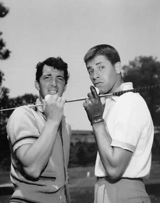 Dean Martin And Jerry Lewis Playing Golf Print 11 X 14 • $22