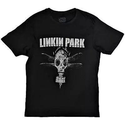 Linkin Park Unisex T-Shirt: Gas Mask OFFICIAL NEW  • £19.88