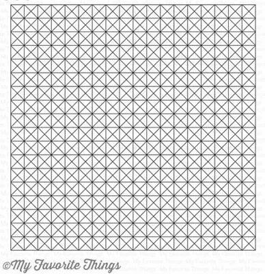 New! My Favorite Things MFT Framework Background Cling Rubber Stamp • £11.99