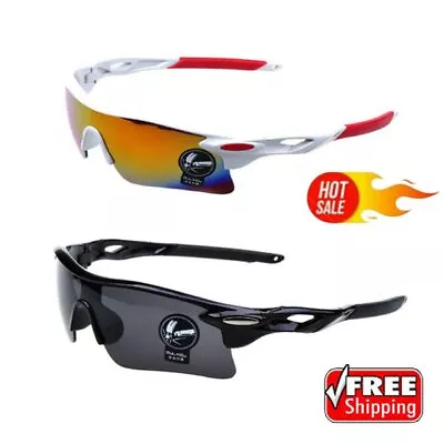 Men's New Sunglasses Driving Cycling Glasses Outdoor Sports Eyewear Glasses ZO • $5.76