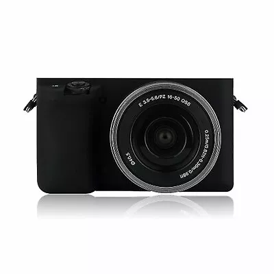 $17.15 • Buy Soft Silicone Skin Case Bag Camera Cover Protector For Sony Camera A6000 Black