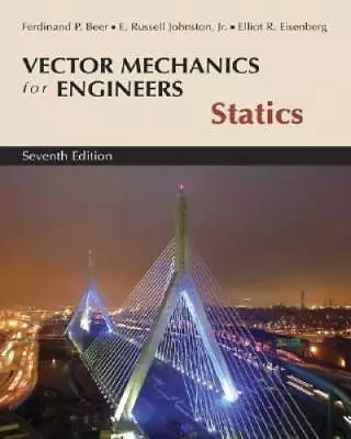 Vector Mechanics For Engineers: Statics - Hardcover By Ferdinand P. Beer - GOOD • $17.16