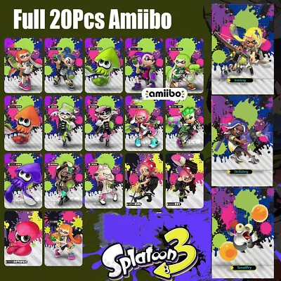 20PCS PVC NFC Tag Game Cards Splatoon 3 2 Octoling Octopus For Switch /Lite/Oled • $25.99