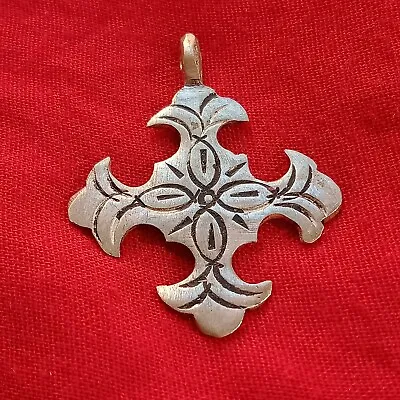 Antique Extremely Rare Ancient Silvred Viking Amulet Pendant Necklace Vintage • $50