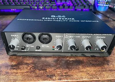 Boxed Teyun Riworal Q-24 USB Recording Sound Card Audio Mixer 4-Channel • £35