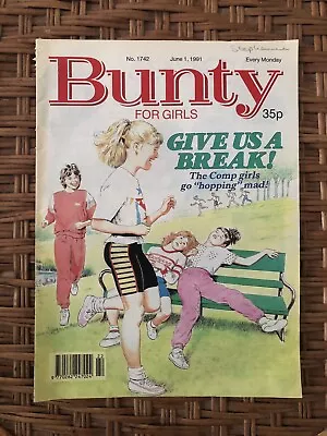 Bunty For Girls Magazine No. 1742   1 June 1991 — Billy Warlock — Vintage • £8.50