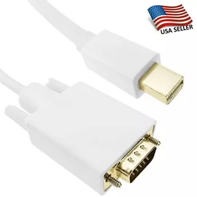 NEW Mini DisplayPort DP To VGA Cable (Male - Male) For Apple IMac & Mac Mini 3m • $7.82