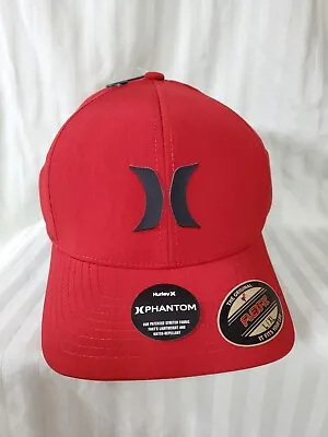 Hurley Phantom Sonic FF Hat / Cap -Red- Large / Extra Large Flexfit • $22.55