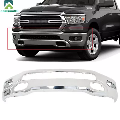 Front Bumper CH1002407 Chrome For 2019 2020-2024 RAM 1500 Body Style • $287.77