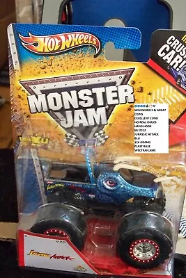 2012 Hot Wheels Monster Jam Jurassic Attack Spectrablu😍💎 Am Ca Crushable Car • $17.25