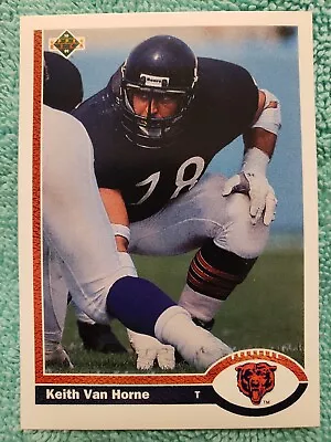 1991 Upper Deck Keith Van Horne #324 Chicago Bears • $1.36