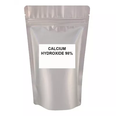 Calcium Hydroxide Powder 98% | 100g - 1kg - 5kg High Quality • £27.95