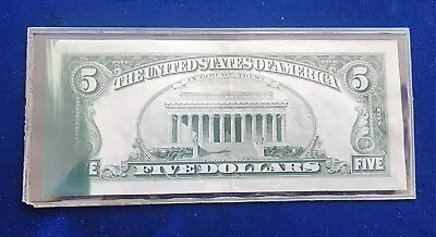 ERROR 1985 $5 Five Dollar Federal Reserve Note  MAJOR INK SMEAR • $200