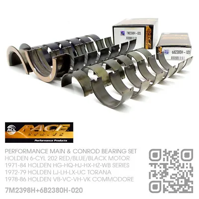 $209.50 • Buy Acl Main/conrod Bearings -0.020  202 Motor [holden Lj-lh-lx-uc Torana/gtr-xu1]