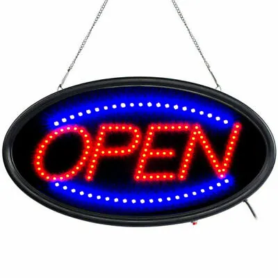 Animated Motion Ultra Bright OPEN Business Sign Store LED Neon Light With ON/OFF • $22.89