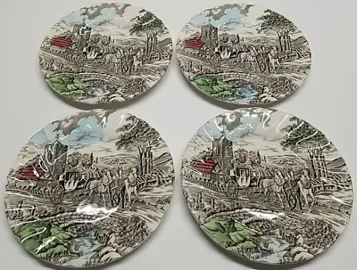 Myott Royal Mail Bread & Butter Plate Dish Staffordshire Made In England Lot Of4 • $25.46