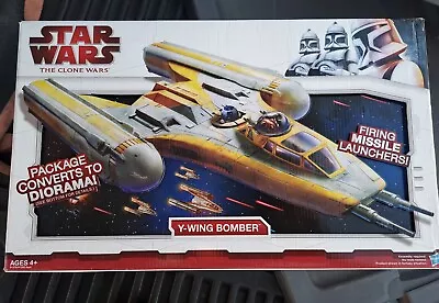 Star Wars Clone Wars Vehicle Y-Wing Bomber For 3.75  Figures. New • $128.88