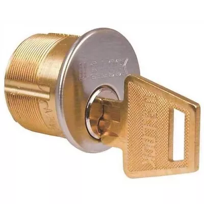 US Lock 7185SC1-25-KA2 Mortise Cylinder 1-1/8 In. Yale Cam Sc1 Keyway Chrome Ka2 • $25