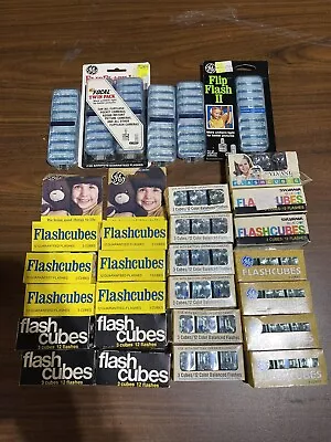 Huge Lot Of Flashcubes And Flip Flash 2 Bulbs. Vintage Camera  • $19.95