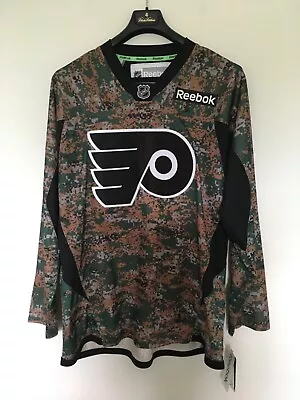 Philadelphia Flyers Wayne Simmonds #17 Jersey Mens XL NHL Reebok Camo Military • $159.99