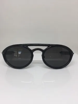 New Vintage Maserati C3 6235 02 Sunglasses C. Shiny Black With Dark Grey France • $299.99