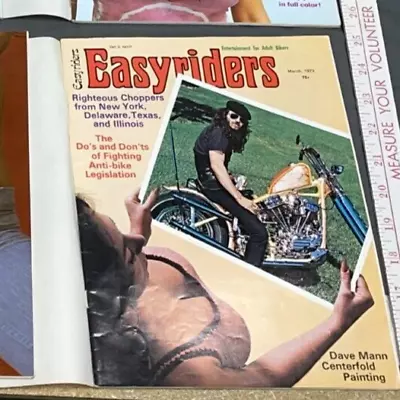 MARCH 1973 EASY RIDERS Adult Swingers Motorcycle Magazine • $22.99