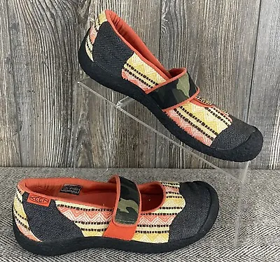 Keen Women's Comfort Shoes Flats Size 7 Aztec Print Slip-On Walking Casual  • $22