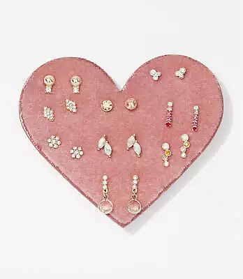 Loft HEART STUD EARRING SET Earring Gift Set NEW Excellent Gift Stocking Stuffer • $19.01