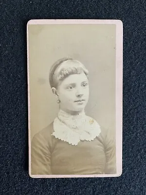 Antique Providence Rhode Island Pretty Woman Civil War Era CDV Photo Card • $9.95