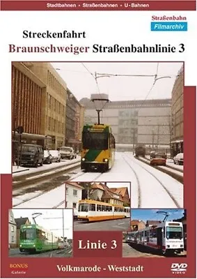 Streckenfahrt: Braunschweiger Straßenbahnlinie 3 - DVD • £6.94