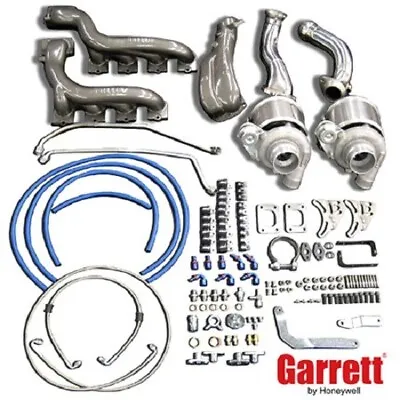 Garrett GT3071R-WG Bolt-On Twin Turbo Kit For 05+ Ford Mustang GT V8 • $3795