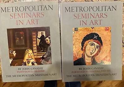 Metropolitan Seminars In Art Portfolios 2 & 9 With Prints By John Canaday • $25