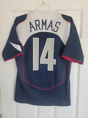 Nike USA US Soccer USMNT 2004/2005 Away Jersey PI Chris Armas #14 Size M • $175