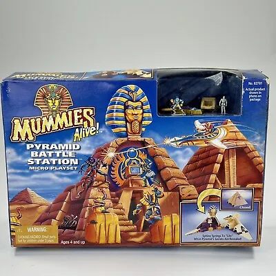 Mummies Alive Pyramid Battle Station Micro Playset NEW IN BOX 1997 KENNER • $139.19