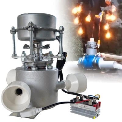 £164.99 • Buy 1000W 220V Water Turbine Generator Kit Mini Hydro Power Electric Station 3 Way