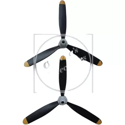 Rage RC F4U Jolly Roger 3-Blade Propeller Spinner Assembly (2 Sets) RGRA1368 • $13.99