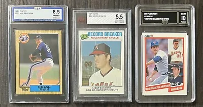 Nolan Ryan Older High Graded Card Collection • $59