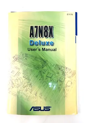 Original Manual User's Guide Asus A7N8X Deluxe Motherboard • $5.99