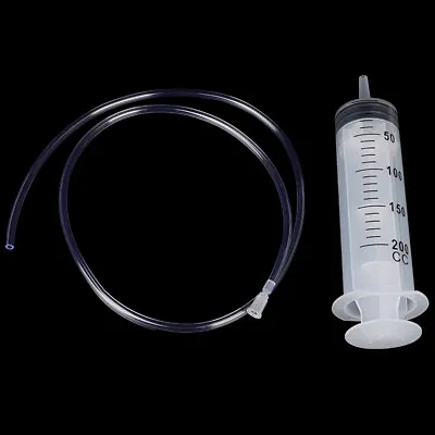 60-200ml Large Capacity Syringe Reusable Pump Oil Measuring With  Silicone :-h • $7.87