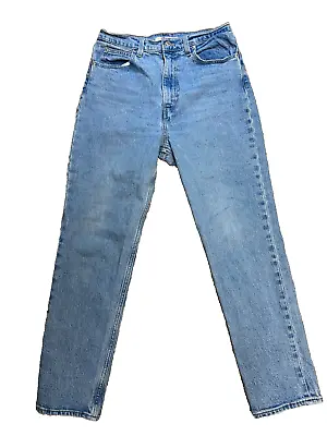 Levis Premium Womens 70s High Slim Straight Jeans Stretch Big E Light - 29 • $48.90