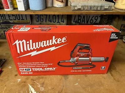 (BRAND NEW) Milwaukee 2446-20 M12™ Cordless LITHIUM-ION Grease Gun (Bare-Tool) • $129.99