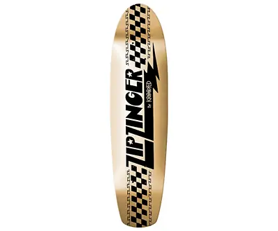 Krooked Mark Gonzales Zip Zinger Gold Foil 7.75 Shaped Skateboard Deck • $74