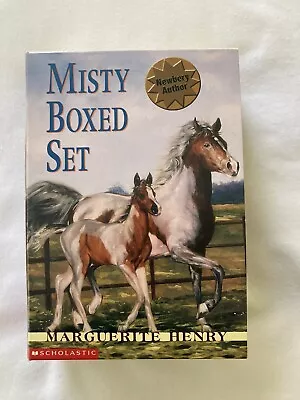 Misty Of Chincoteaque Box Set Marguerite Henry Set Of 4 Scholastic • $20