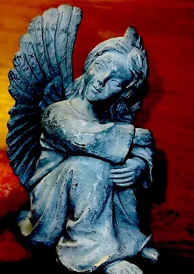 Seraphim Classic Angel Sitting Cross Armed-Ceramic-6  X 6  • $22.99