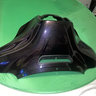 Nice Harley Davidson Fairing Batwing Iridescent Flames 57000016 Flaw Last Image • $66