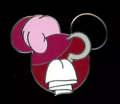 Captain Hook Villains Mickey Icon Head Mystery Disney Pin 148195 • $7.95